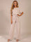 Annika | Damen Jumpsuit mit Bindegürtel und weitem Bein 0