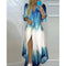 BOHO | Sukienka plażowa maxi z nadrukami 9