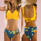 Bikini Damskie z Wiązanym Dołem i Kopertową Górą - Stylowy Wybór na Plażę 6