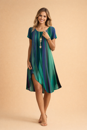 JENNY | Sukienka w stylu boho z gradientem