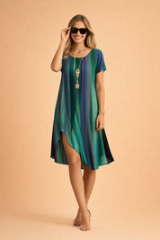 JENNY | Sukienka w stylu boho z gradientem