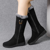 Botki średniej wysokości Tina z arch support na zimę dla kobiet 6