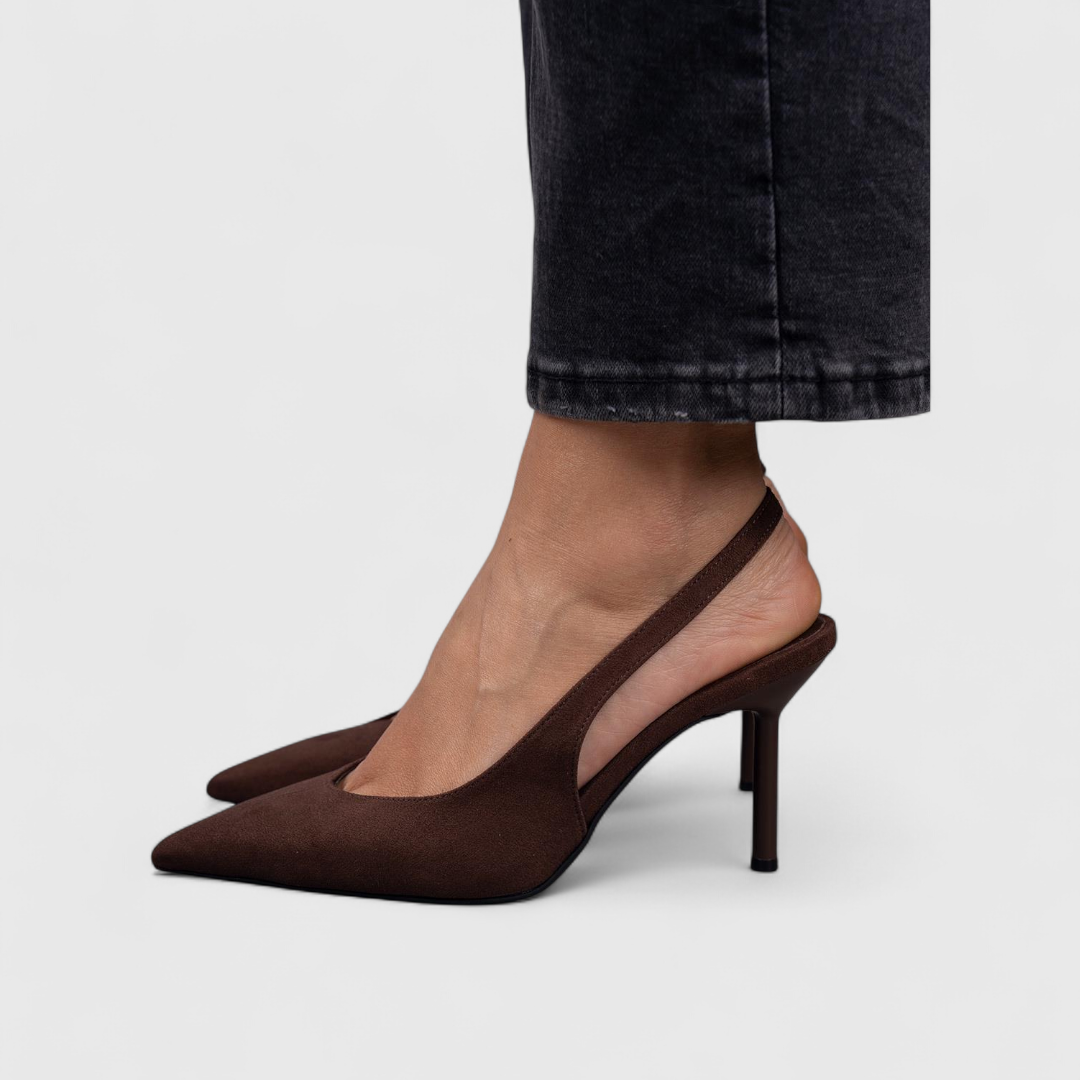 Czółenka Damskie Z Ortopedycznym Wsparciem I Smukłym Obcasem - Eleganckie Buty Na Co Dzień 1