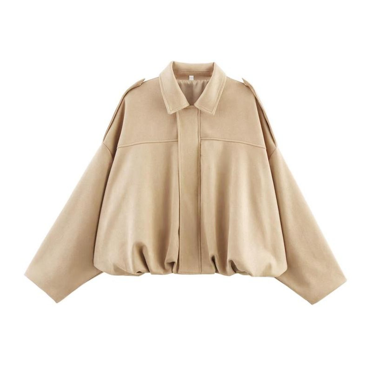 Damska kurtka bomber oversize krótka vintage stylowa na każdą porę roku 4