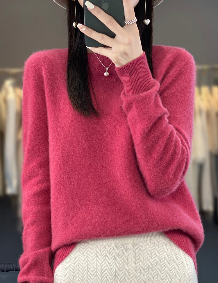 Damski Sweter z Dzianiny o Luźnym Kroju na Zimę Komfortowy i Stylowy 11