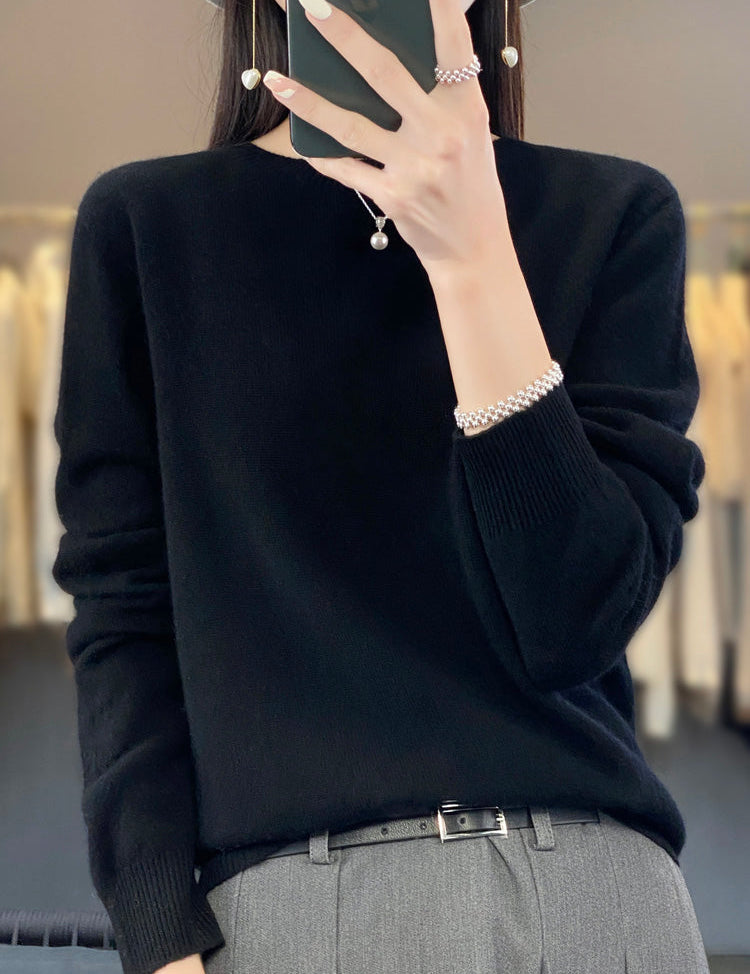 Damski Sweter z Dzianiny o Luźnym Kroju na Zimę Komfortowy i Stylowy 12
