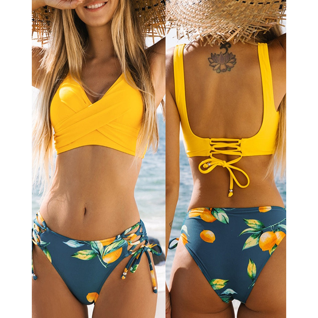 Damskie Bikini w Modnych Kolorach - Stylowy Wybór na Lato i Plażę 0