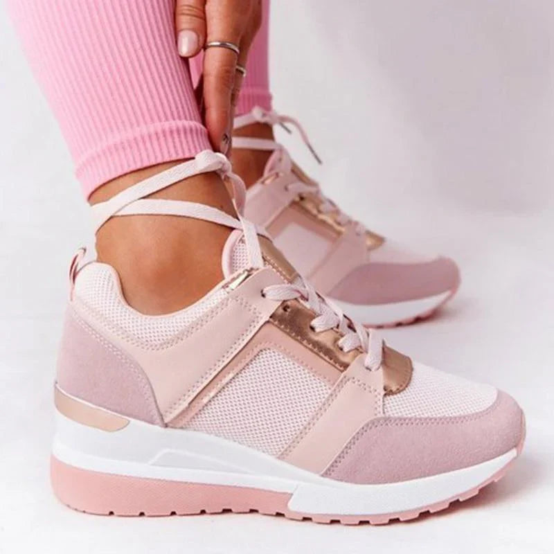 Damskie Sneakersy Ortopedyczne Na Koturnie - Komfort i Styl 3