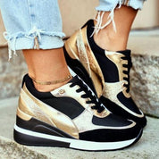 Damskie Sneakersy Ortopedyczne Na Koturnie - Komfort i Styl 4