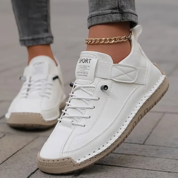 Damskie Sneakersy Wsuwane - Sportowy Styl na Co Dzień, Wygodne i Modne Trampki Damskie do Casualowych Stylizacji 1