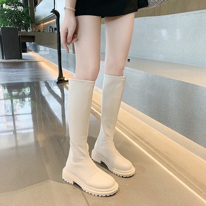 Damskie eleganckie buty z ortopedycznym wsparciem łuku stopy i stabilnym obcasem 3