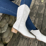 EVELYN | Retro kowbojskie buty w stylu western 7