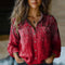 Elegancka Bluzka Damska w Stylu Vintage Boho - Lekka i Stylowa na Lato 0