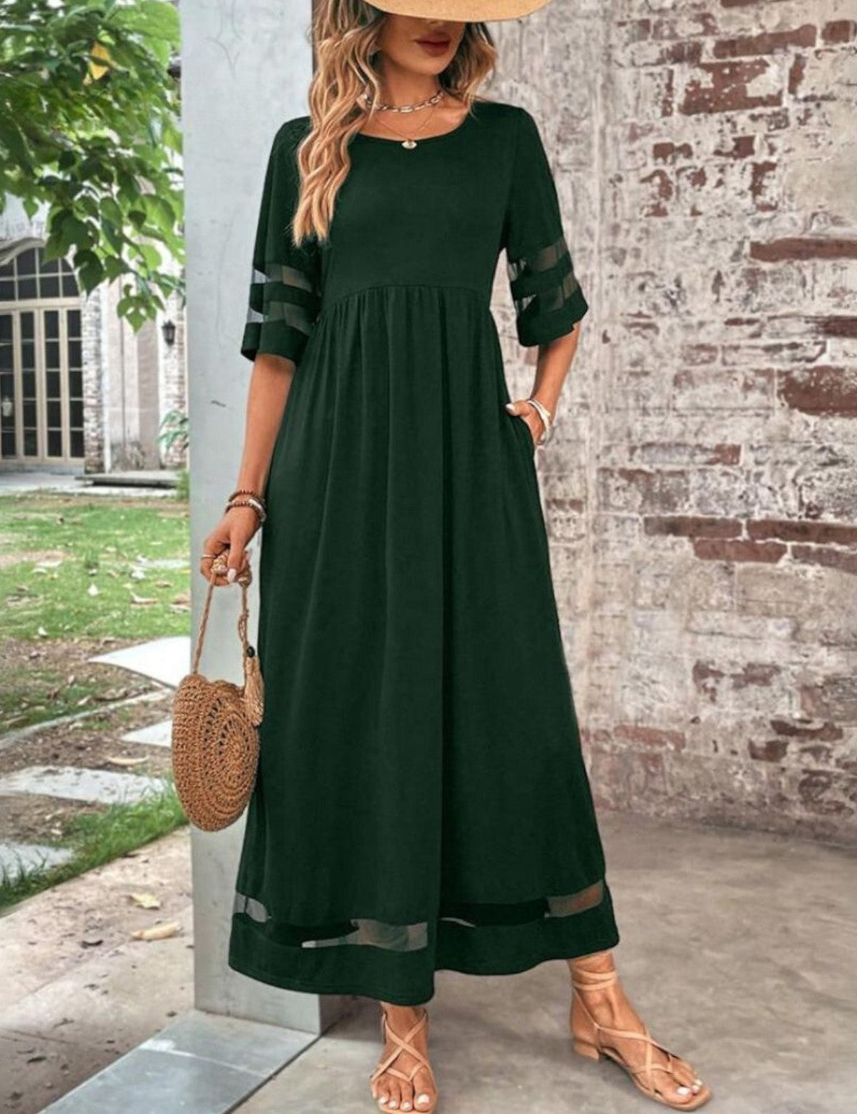 Elegancka Sukienka Maxi Letnia - Idealna na Lato, Sukienki Maxi Długie na Każdą Okazję 2