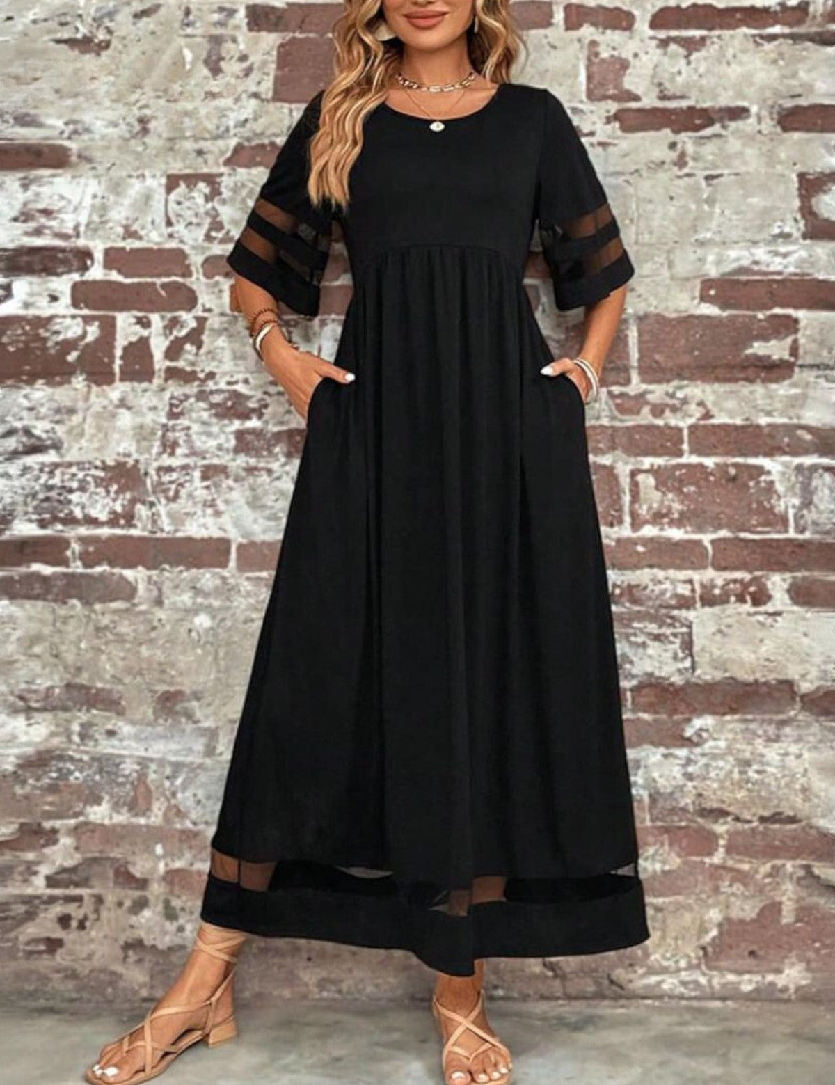 Elegancka Sukienka Maxi Letnia - Idealna na Lato, Sukienki Maxi Długie na Każdą Okazję 3