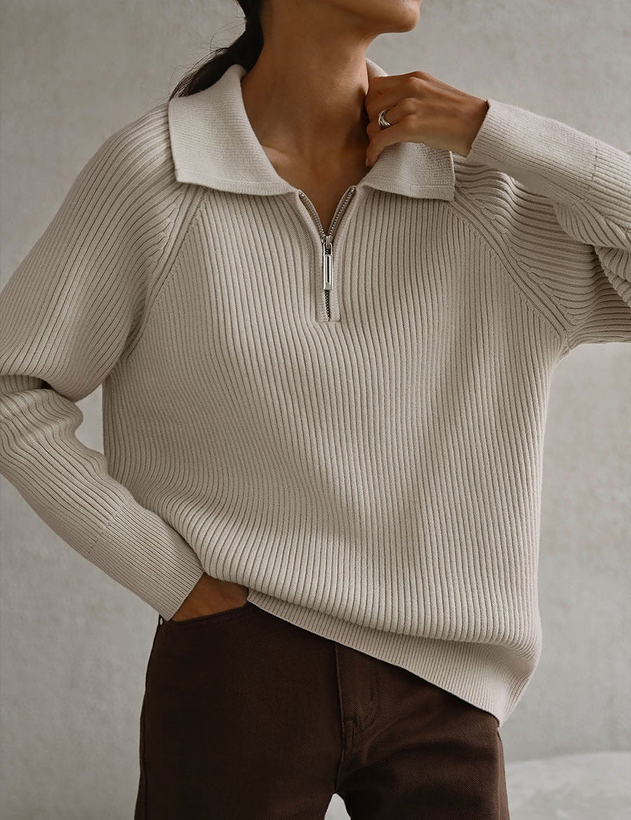 Elegancki Sweter Damski na Co Dzień z Dopasowanym Krojem 3