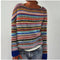 Elegancki sweter damski z dzianiny w stylu nordyckim na zimę 1