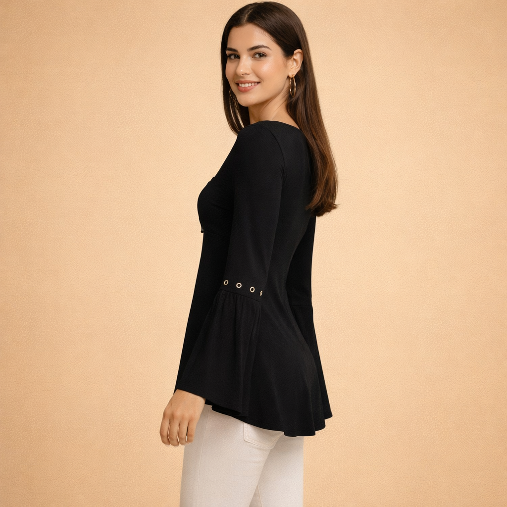 MARYAM | Elegancka bluzka z dekoltem w serek