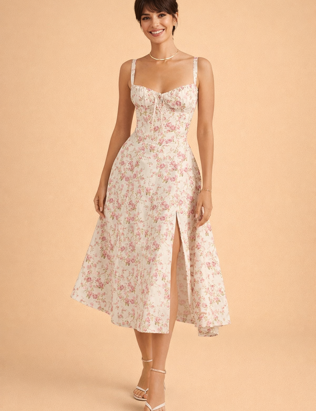 BETTY | Elegancka sukienka z talią