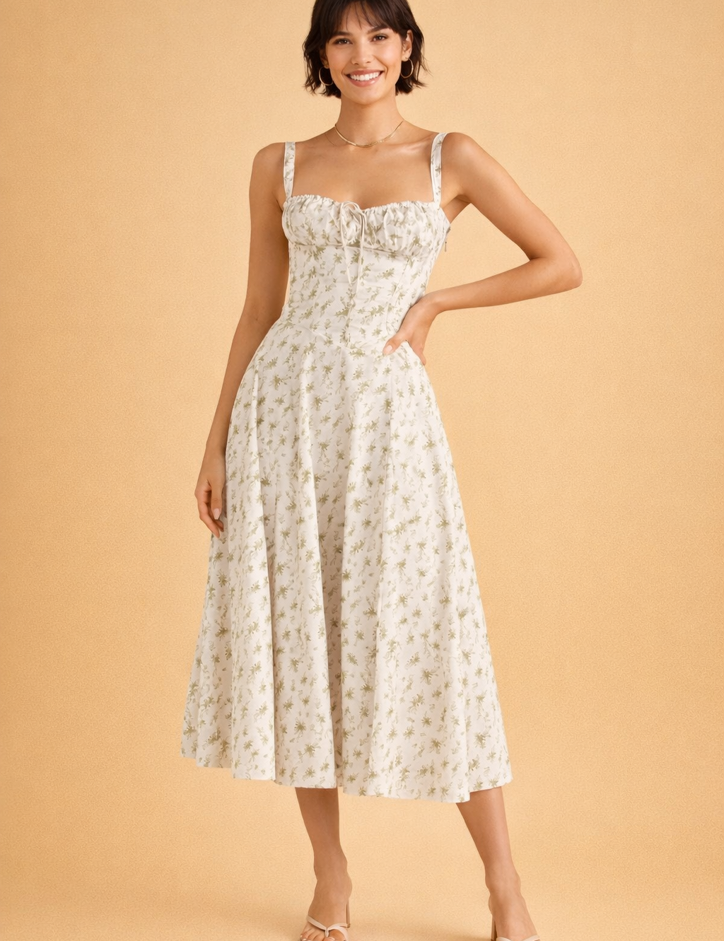 BETTY | Elegancka sukienka z talią