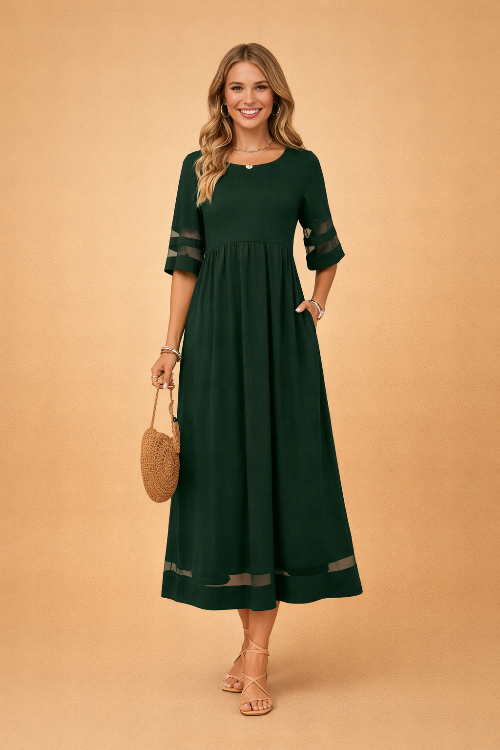 CAMOGLI | Elegancka sukienka maxi