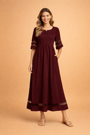 CAMOGLI | Elegancka sukienka maxi