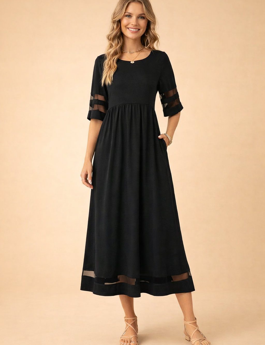 CAMOGLI | Elegancka sukienka maxi