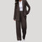 Emilia | Damen Taillierter Zweireihiger Hosenanzug mit Weiter Hose 12
