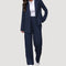 Emilia | Damen Taillierter Zweireihiger Hosenanzug mit Weiter Hose 13