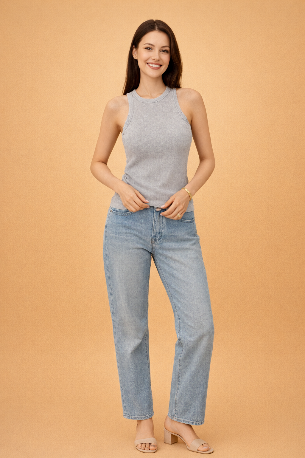 RUBY | Modny top bez rękawów