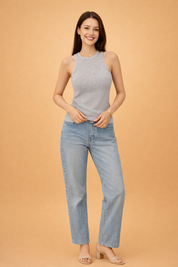 RUBY | Modny top bez rękawów