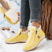 Frieda | Damen Gefütterte Ankle Boots Kunstleder Reißverschluss Winterstiefeletten 12