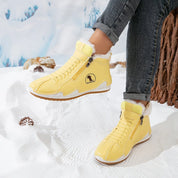 Frieda | Damen Gefütterte Ankle Boots Kunstleder Reißverschluss Winterstiefeletten 8