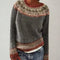Johanna | Damen Rundhals Strickpullover im Retro-Norweger-Muster 4