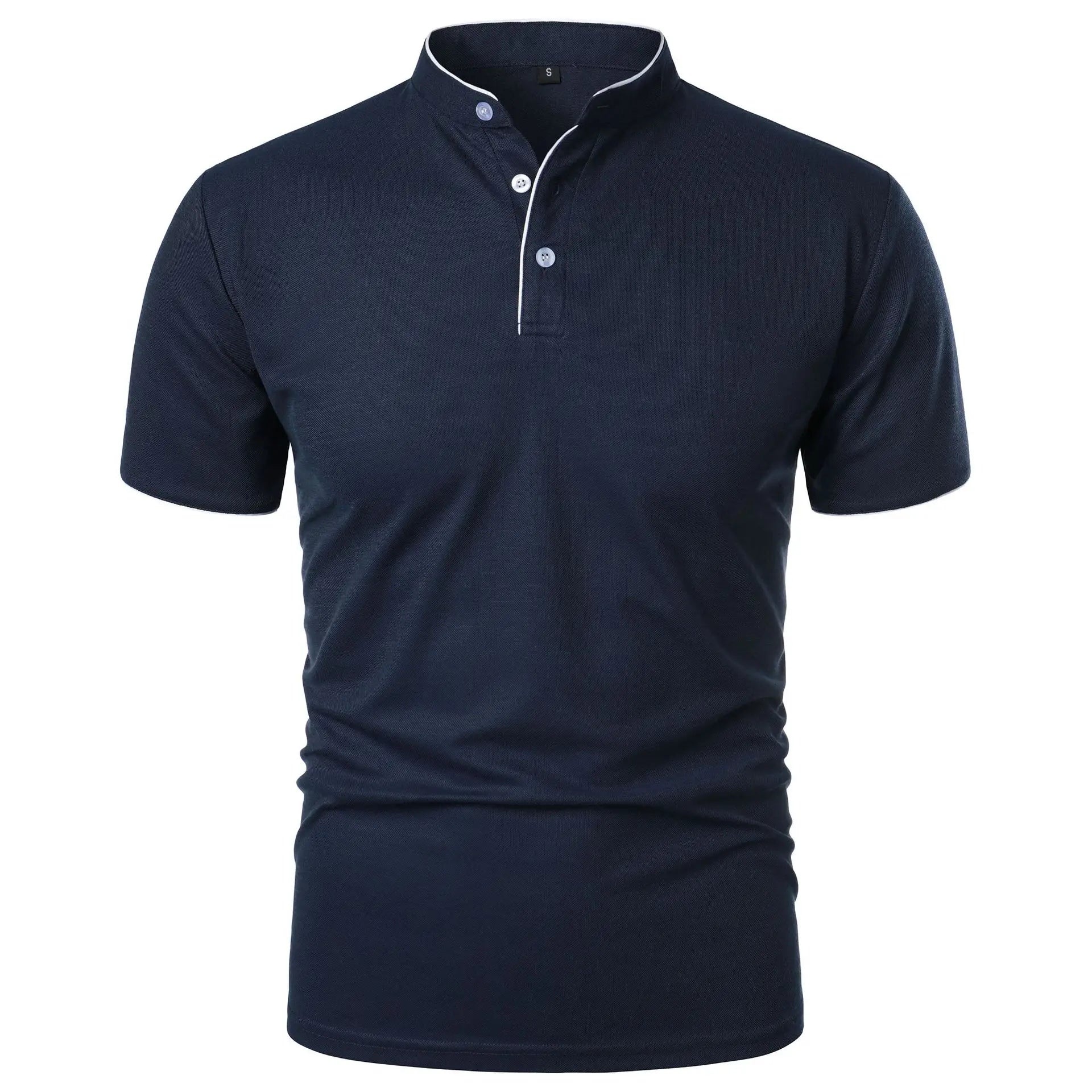 Koszulka Polo Męska Elegancka Z Technologią Bez Zmarszczek, Oddychająca, Nowoczesny Krój 0