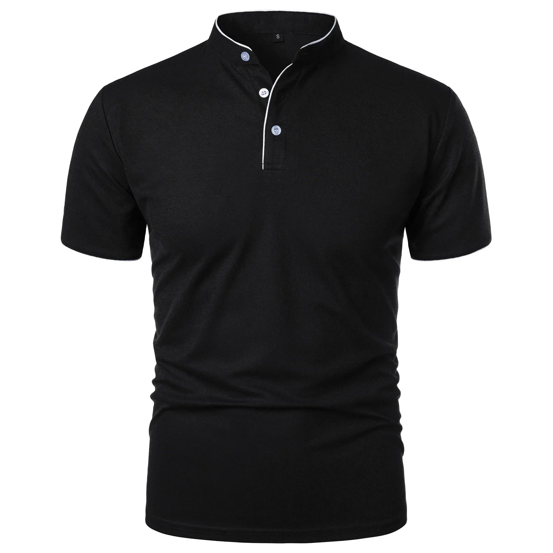 Koszulka Polo Męska Elegancka Z Technologią Bez Zmarszczek, Oddychająca, Nowoczesny Krój 1