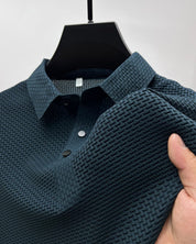 Koszulka Polo Męska Siateczkowa - Oddychająca i Nowoczesny Styl, Idealna na Każdą Okazję 1