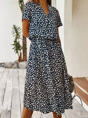 Letnia sukienka maxi z frędzlami - elegancki styl boho dla kobiet 2