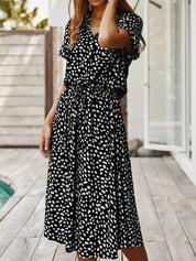 Letnia sukienka maxi z frędzlami - elegancki styl boho dla kobiet 6