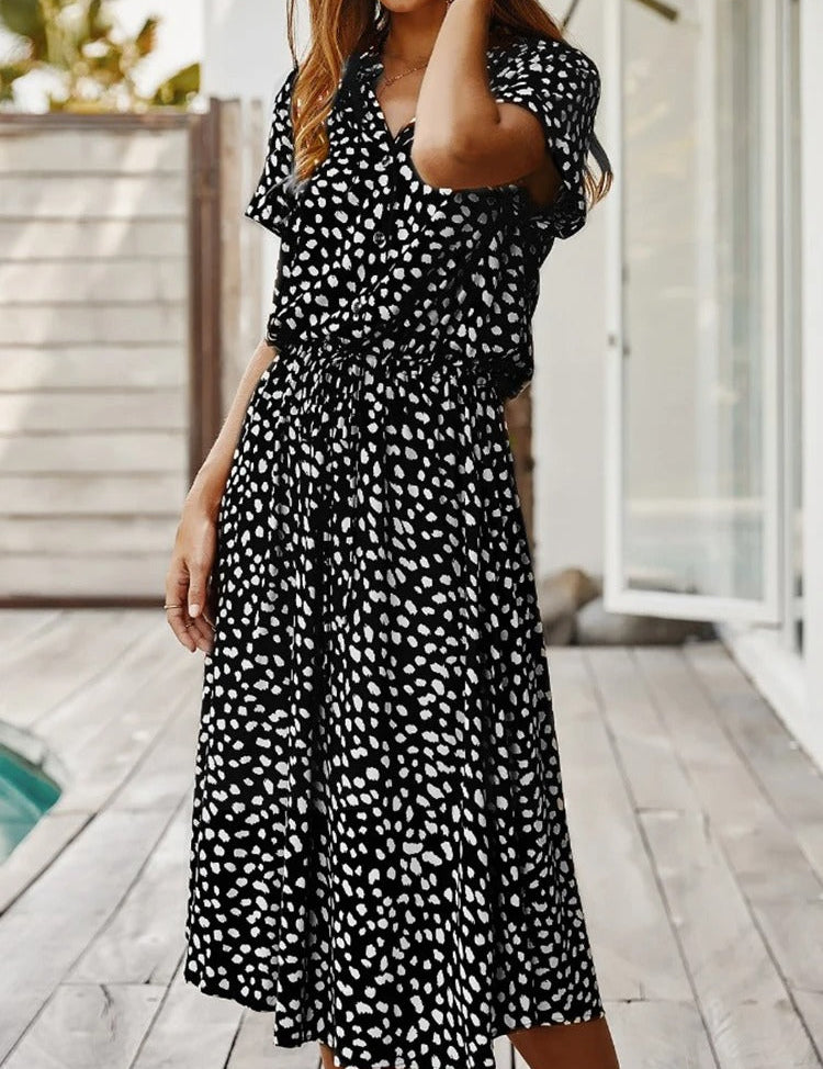 Letnia sukienka maxi z frędzlami - elegancki styl boho dla kobiet 6