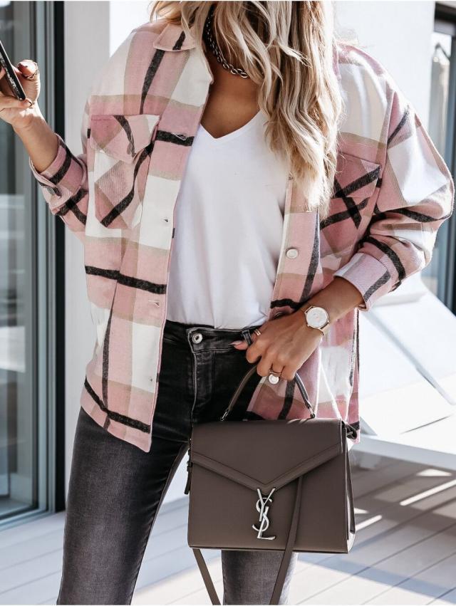 MAXIMA | Elegancka wiosenna koszula-sweter 0