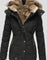 Marlene | Damen Gefütterte Winterjacke mit Kunstfell-Kapuze und Taille 2