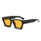 Modne Okulary Przeciwsłoneczne Unisex z Kwadratową Ramką UV400 - Stylowe i Eleganckie Ochrona przed Słońcem 0