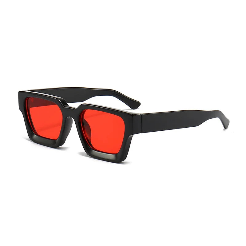 Modne Okulary Przeciwsłoneczne Unisex z Kwadratową Ramką UV400 - Stylowe i Eleganckie Ochrona przed Słońcem 13