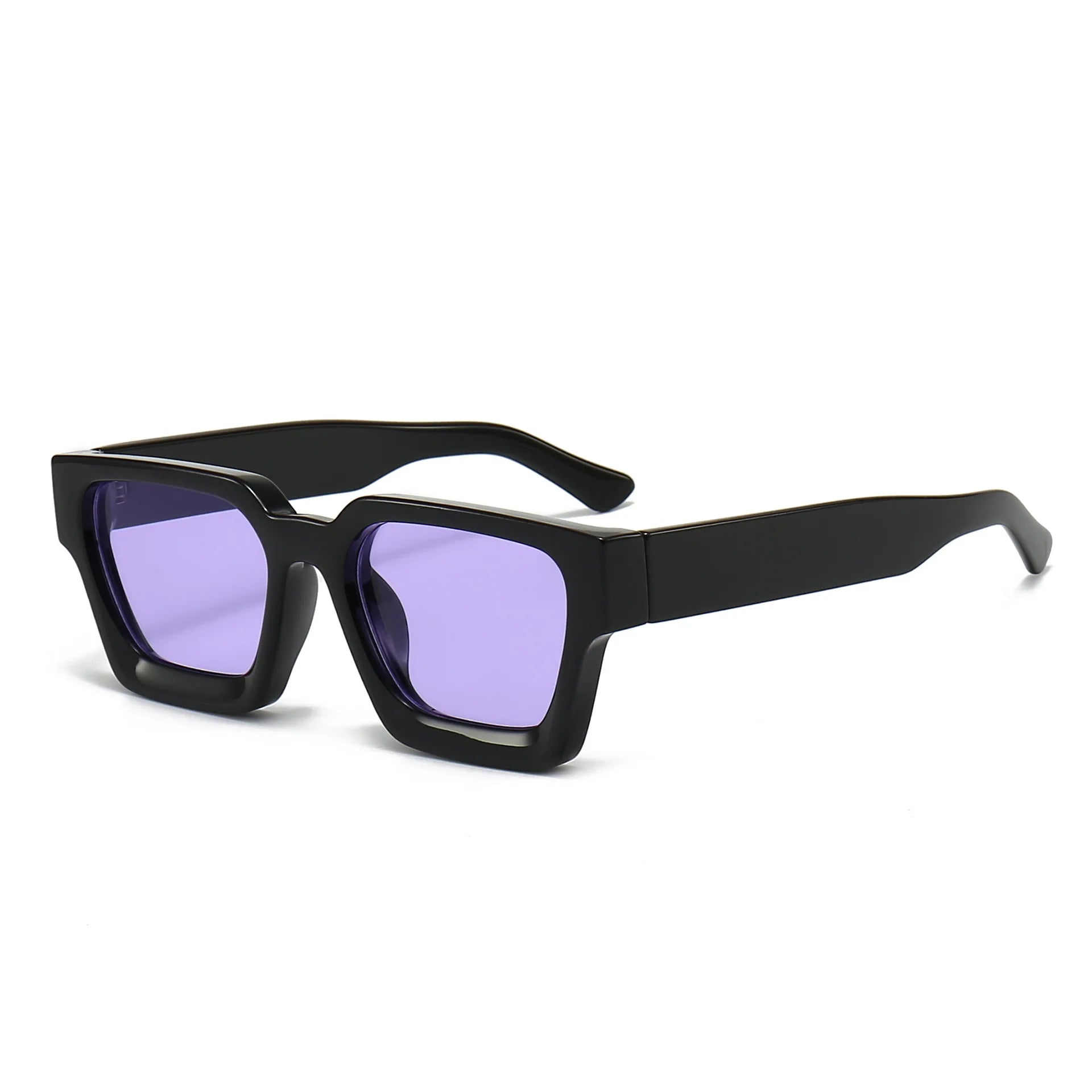 Modne Okulary Przeciwsłoneczne Unisex z Kwadratową Ramką UV400 - Stylowe i Eleganckie Ochrona przed Słońcem 15