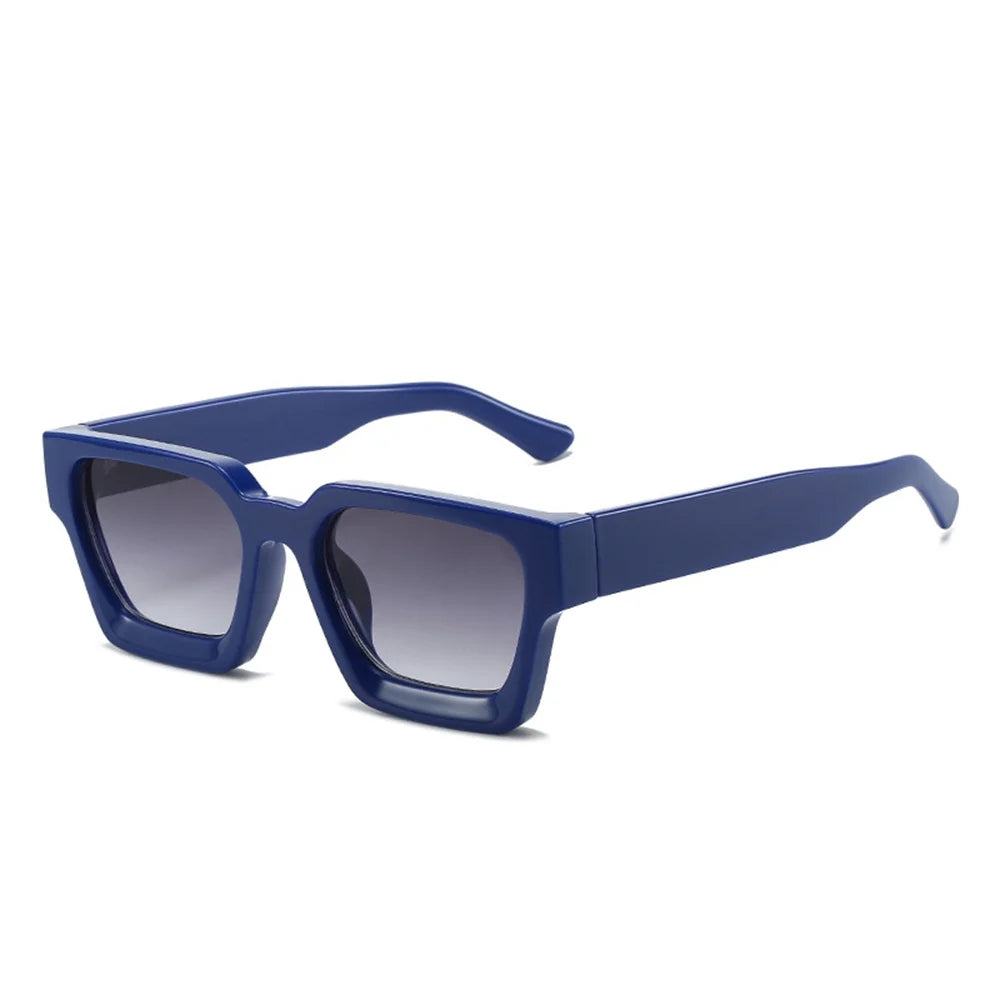 Modne Okulary Przeciwsłoneczne Unisex z Kwadratową Ramką UV400 - Stylowe i Eleganckie Ochrona przed Słońcem 17