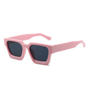 Modne Okulary Przeciwsłoneczne Unisex z Kwadratową Ramką UV400 - Stylowe i Eleganckie Ochrona przed Słońcem 25