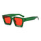Modne Okulary Przeciwsłoneczne Unisex z Kwadratową Ramką UV400 - Stylowe i Eleganckie Ochrona przed Słońcem 6