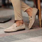 Mokasyny Męskie Czarne Z Arch Support - Eleganckie Buty Mokasyny Męskie Slip-On 0