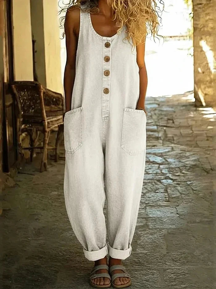 Ogrodniczki Damskie Jeansowe Vintage - Styl Casual, Wygodne Ogrodniczki Damskie Do Codziennych Stylizacji 3